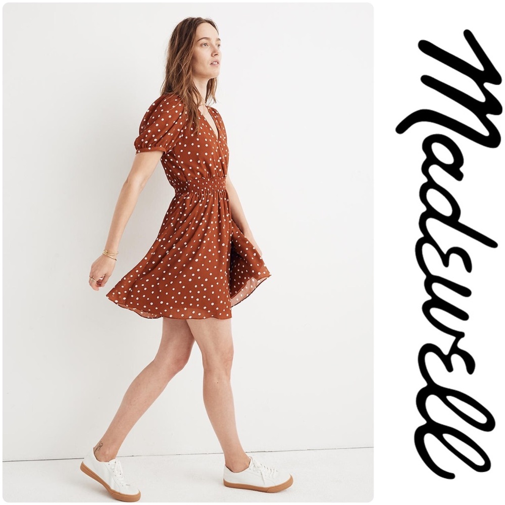 Madewell Smocked-Waist Mini Dress - Picture 5 of 6